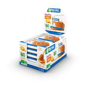 Bjorg Gaufres miel Bio - Format pocket 60 g - Lot de 10
