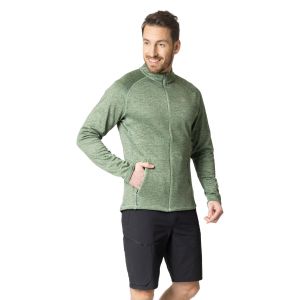 Odlo Midlayer Full Zip Fli - Veste polaire taille XL, vert olive
