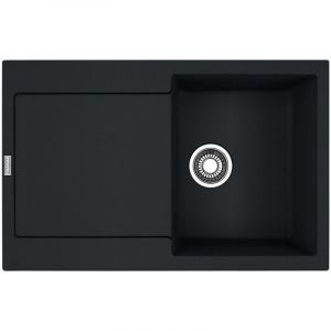 Franke Maris - Évier en Fragranite mrg 611, 780x500 mm, noir mat 114.0637.576