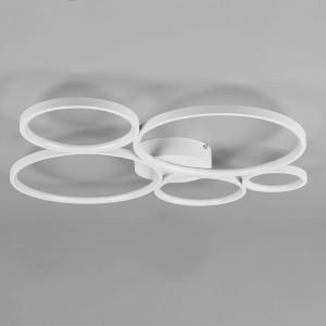 Trio Plafonnier LED Rondo, blanc mat