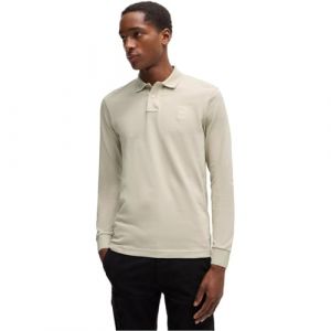 Boss Effect Hommes Passerby Polo Slim en Coton Stretch à Patch Logo