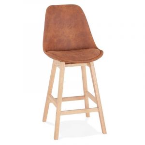 Image de Tabouret de Bar "Peina" 103cm Marron & Naturel Prix