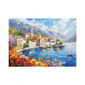 Dino Puzzle 500 pièces XL : Baie peinte