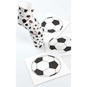 20 serviettes Ballon Football (33 x 33 cm)