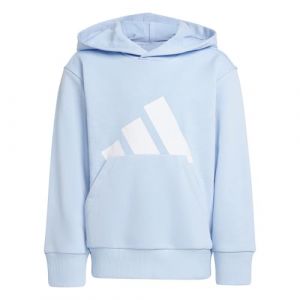 Adidas Mixte Enfant Essentials BIG Logo Hoodie, Glow Blue/White, 7-8 Years