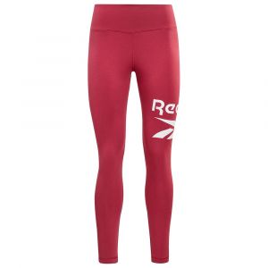 Reebok Collant long femme big logo rouge s
