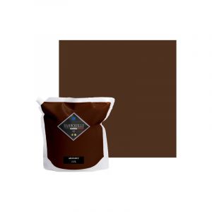 Peinture acrylique lessivable mat BARBOUILLE - Pour murs et plafonds - 2,5L - Marron Abomey