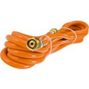 Tuyau de gaz naturel - [MARQUE] - Visser Orange 3m - Haute Pression - Raccord Butane - Diamètre 8mm
