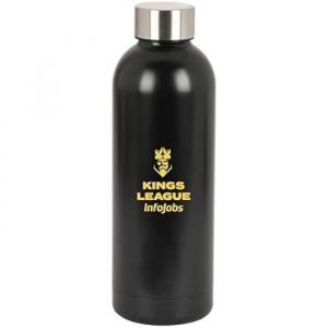 Safta KINGS LEAGUE Bouteille isotherme, bouteille d'eau, acier inoxydable, double isolation, 6h de boisson chaude et 12h de boisson