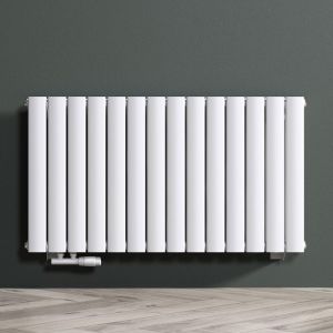 Mai&mai - Radiateur à Eau Chaude Mural Chauffage Central 60x108 cm Radiateur Blanc Vertical en Acier Double Couche fv