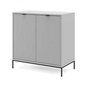 Vicco Commode Avec Tiroirs Eliza, Gris, 80 X 81.2 Cm Avec 2 Portes