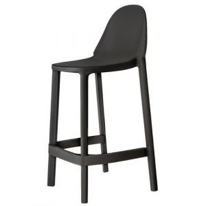 Scab Lot De 4 Tabourets Piu Hauteur 65 Cm - Anthracite