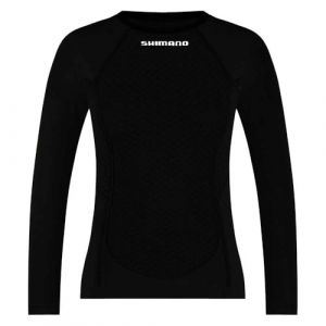 Shimano Maillot de corps Vertex manche longue noir profond femme - L-XL