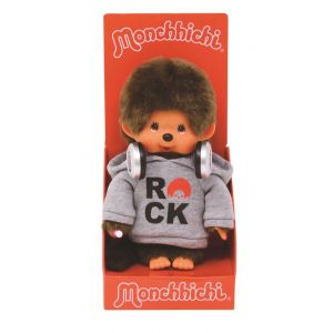 Bandai Peluche Monchhichi Rock 20 cm