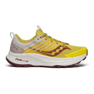 Image de Saucony Ride TR2 Chaussure Trail Femmes - Jaune, Blanc, Pointure 38.5