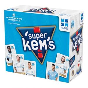 Megableu Jeu de cartes Super Kems Olympique Marseille