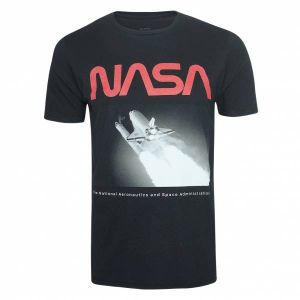 NASA Flight Hommes T-shirt AIMTS013BLK
