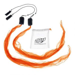Play Juggling- Poi Soft, POI-025O, Orange, Shiffon