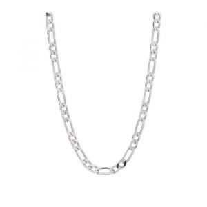 Collier L'atelier D'azur Collier / Chaîne Homme Argent 925 - Maille Figaro Alternée 1+2 - Couleur Unique - Taille Argenté