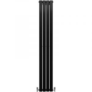 Monster shop Radiateur Plat Noir Mat 180 cm x 28 cm - Noir