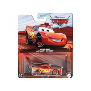 Coffret voiture cars : flash mcqueen escapade routiere - set véhicule miniature rouge + 1 carte offerte