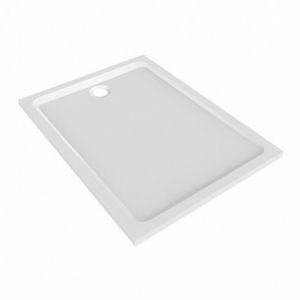Image de Allia RECEVEUR DE DOUCHE MARBREX RECTANGULAIRE PRIMA STYLE À POSER À ENCASTRER DE 100 X 80, POUR BONDE DE 90 MM RÉF. 00095100000