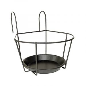 Esschert design Support pot rond pour balcon 11cm