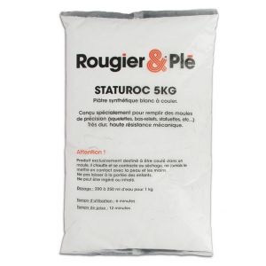 Image de Plâtre synthétique blanc STATUROC - 5 kg