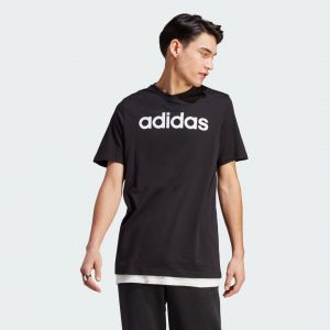 Adidas T-shirt logo brod&eacute; lin&eacute;aire jersey simple Essentials