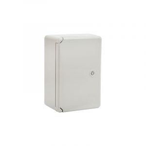 Ide Coffret &eacute;lectrique Abs 500x350x190 &eacute;tanche Ip65 - Porte Pleine - Avec Plaque
