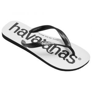 Image de Havaianas Top Logomania, Tongues Mixte Adulte, Black/Black, 39 EU-BR