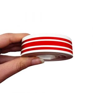 Image de 4R Quattroerre.it 10523 Trim Stripes Bandes Adh&eacute;sives Triples pour Voitures, Rouge, 3F 16 mm x 10 MT