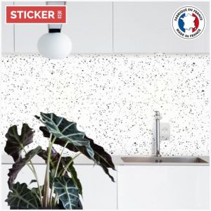 Stickerdecofr - Crédence Adhésive Terrazzo Vert 300 x 60 cm