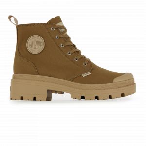 Image de Palladium Boots en sergé kaki PALLABASE