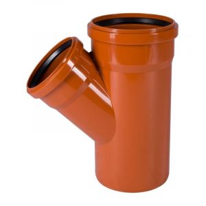 Osma KGEA Raccord en Y d&rsquo;&eacute;gout DN 160/125, 45&deg; 222310