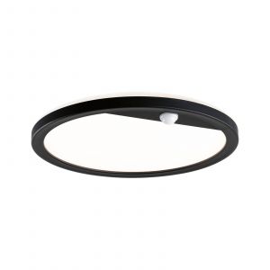 Image de Paulmann Panneau extérieur LED Lamina Motion Détecteur insecte - IP44 amical autour de 280 mm 2200 - 3000K 14W 1150LM 230V Plastique noir