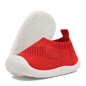 Image de DEBAIJIA Shoes, Plate-Forme Gar&ccedil;on Unisex Kinder, Bm02 Rot, 19 EU