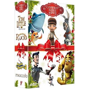 Image de Noël enfants : Festin de requin 2 + Pinocchio + Tom Little et le Miroir Magique + Les Folles aventures de Rucio [DVD]