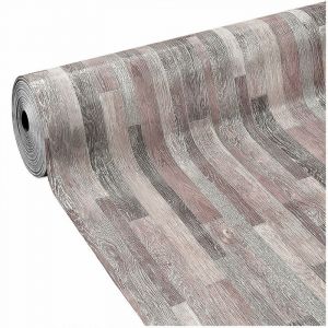 Revêtement De Sol Pvc Rouleau Vinyle Durable Flexible 31 Mesures Bois Foncé DesA - 100x300 cm