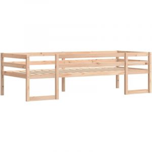 VidaXL Cadre de lit pour enfants 80x200 cm bois de pin massif, lit pour enfant, lit simple pour enfant, lit en bois massif pour enfant