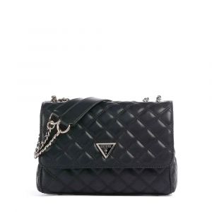 Guess Handtasche Giully II 2 Comp Conv Flap Handtaschen 1 ct Schwarz Damen (107.99 € / 1 ct)