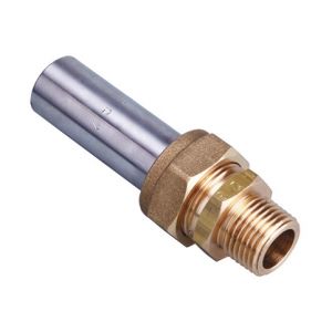 Gurtner Raccord 3 pi&egrave;ces &agrave; visser m&acirc;le 1 1/2 - &agrave; souder tube acier &Oslash;483 - DN40