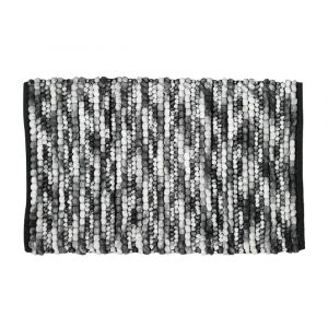 Sensei Maison Tapis de bain et descente de lit gris perle 50x80 cm