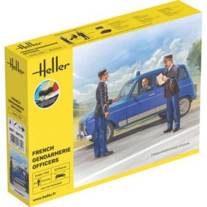 Heller STARTER KIT : Figurines : Officiers de la gendarmerie française en 1:24