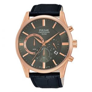 Image de PULSAR Gents Rose Gold Chronograph Strap Watch