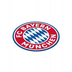 12 Dessous de verre en carton FC Bayern Munich 10 cm Rouge