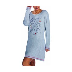 Pyjama Coton Melissa Brown Alpes Liquette Gris