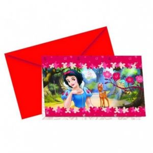 Invitations Blanche neige