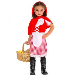 TecTake Dressforfun D&eacute;guisement Ravissant &laquo; Le Petit Chaperon Rouge &raquo; pour Enfants | Robe Charmante avec Tablier Cousu sur la Robe