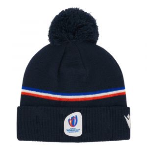Bonnet avec pompon Macron RWC France 2023